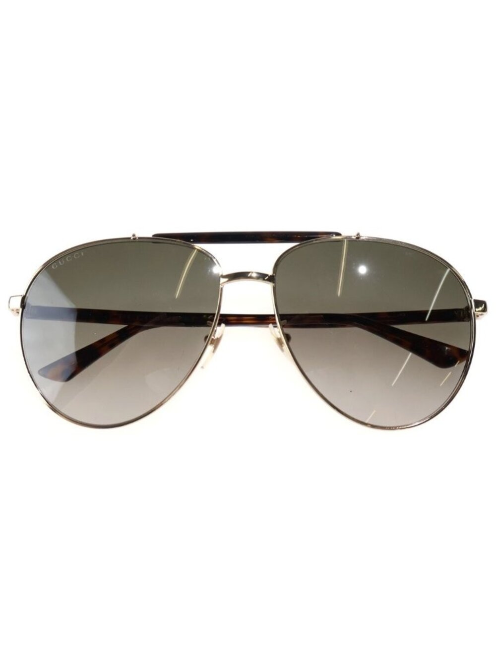 Gucci Teardrop Sunglasses Eyewear 60 Brown